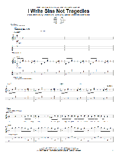 I Write Sins Not Tragedies von Panic! At The Disco (Download) 