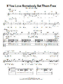 If You Love Somebody Set Them Free von Sting (Download) 