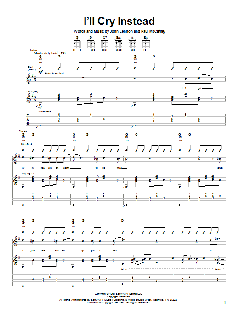 I'll Cry Instead von The Beatles (Download) 