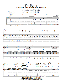 I'm Sorry von Blink 182 (Download) 