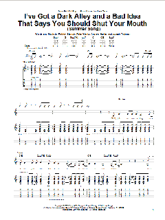 I've Got A Dark Alley And A Bad Idea That Says You Should Shut Your Mouth von Fall Out Boy (Download) 