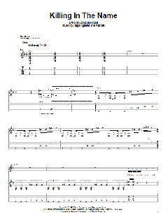 Killing In The Name von Rage Against The Machine (Download) 