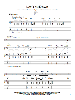 Let You Down von Default (Download) 