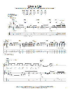 Live A Lie von Default (Download) 