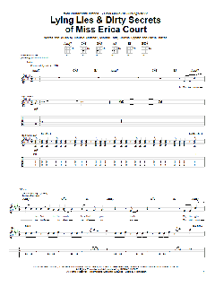 Lying Lies & Dirty Secrets Of Miss Erica Court von Coheed And Cambria (Download) 