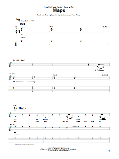 Maps von The Yeah Yeah Yeahs (Download) 