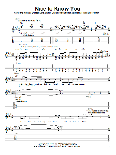 Nice To Know You von Incubus (Download) 