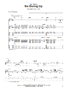 No Giving Up von Crossfade (Download) 