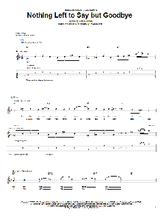 Nothing Left To Say But Goodbye von Audioslave (Download) 