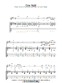 One Night von Elvis Presley (Download) 