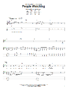 People Watching von Jack Johnson (Download) 