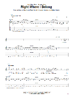 Right Where I Belong (Download) 