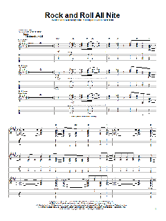 Rock And Roll All Nite (Download) 