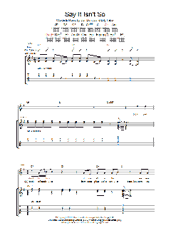 Say It Isn't So (Download) 