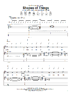 Shapes Of Things (Download) 