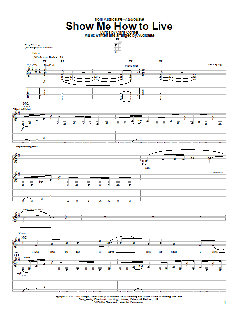 Show Me How To Live (Download) 