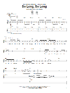 So Long, So Long (Download) 