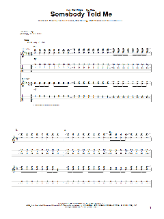 Somebody Told Me (Download) 