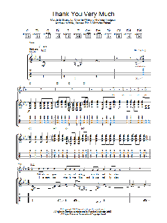 Thank You Very Much (Download) 