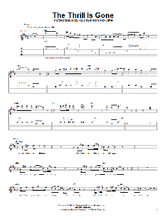 The Thrill Is Gone (Download) 