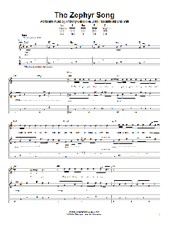 The Zephyr Song (Download) 