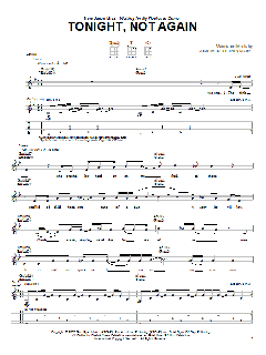 Tonight, Not Again (Download) 