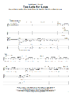 Too Late For Love (Download) 