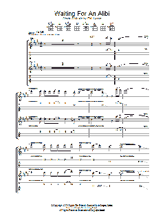 Waiting For An Alibi (Download) 