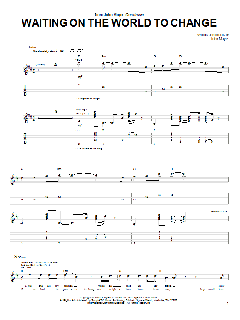 Waiting On The World To Change (Download) 