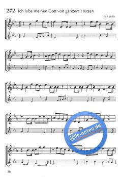 89 Oberstimmen zu Sätzen des Posaunen-Choralbuchs 