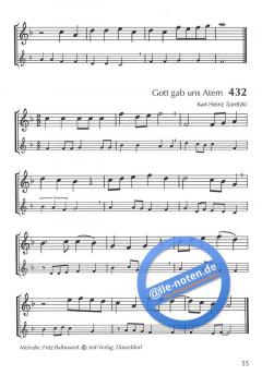 89 Oberstimmen zu Sätzen des Posaunen-Choralbuchs 