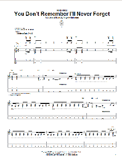 You Don't Remember I'll Never Forget (Download) 