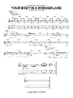 Your Body Is A Wonderland (Download) 