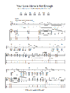 Your Love Alone Is Not Enough (Download) 