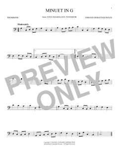 Minuet In G Major, BWV Anh. 114 (Download) 