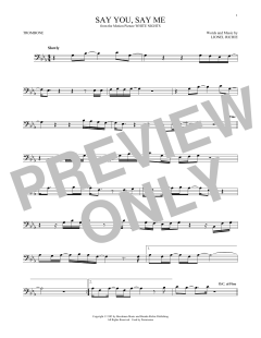 Say You, Say Me (Download) 