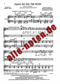 Thank You For The Music (ABBA) 