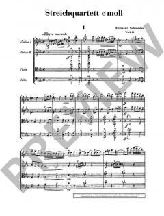 Streichquartett C-Moll von Hermann Schroeder im Alle Noten Shop kaufen
