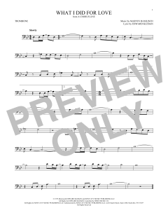 What I Did For Love (Download) 