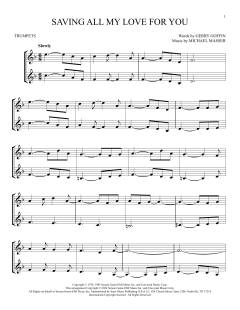 Saving All My Love For You (Download) 