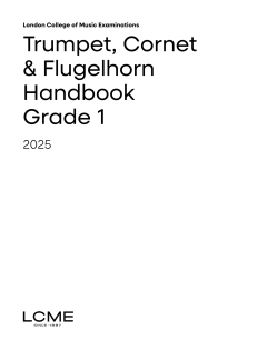LCME Trumpet, Cornet & Flugelhorn Handbook 2025: Grade 1 (Download) 