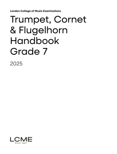 LCME Trumpet, Cornet & Flugelhorn Handbook 2025: Grade 7 (Download) 