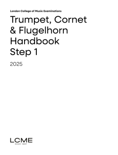LCME Trumpet, Cornet & Flugelhorn Handbook 2025: Step 1 (Download) 