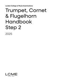 LCME Trumpet, Cornet & Flugelhorn Handbook 2025: Step 2 (Download) 