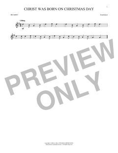 Christ Was Born On Christmas Day (Download) 