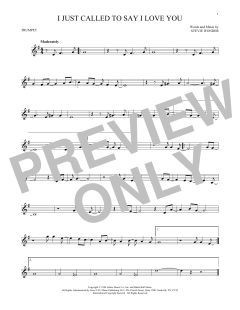 I Just Called To Say I Love You (Download) 