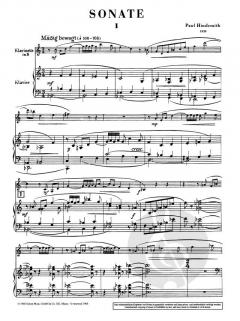 Sonate in B von Paul Hindemith 