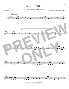 Minuet In G Major, BWV Anh. 114 (Download) 