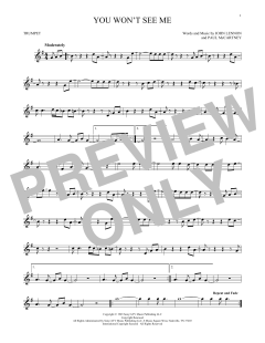 You Won't See Me (Download) 