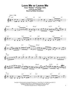 Love Me Or Leave Me (Download) 